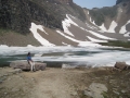 Glacial lake at Sentinel Pass